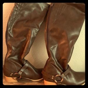 Brown Leather Boots